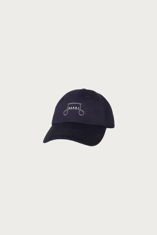 Trunkaroo Patch Logo Cap - Navy Blue made by Marni