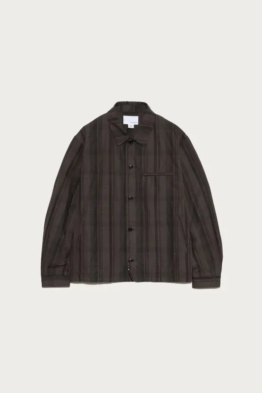 Plaid Dock Jacket - Brown sold by Canoe Club