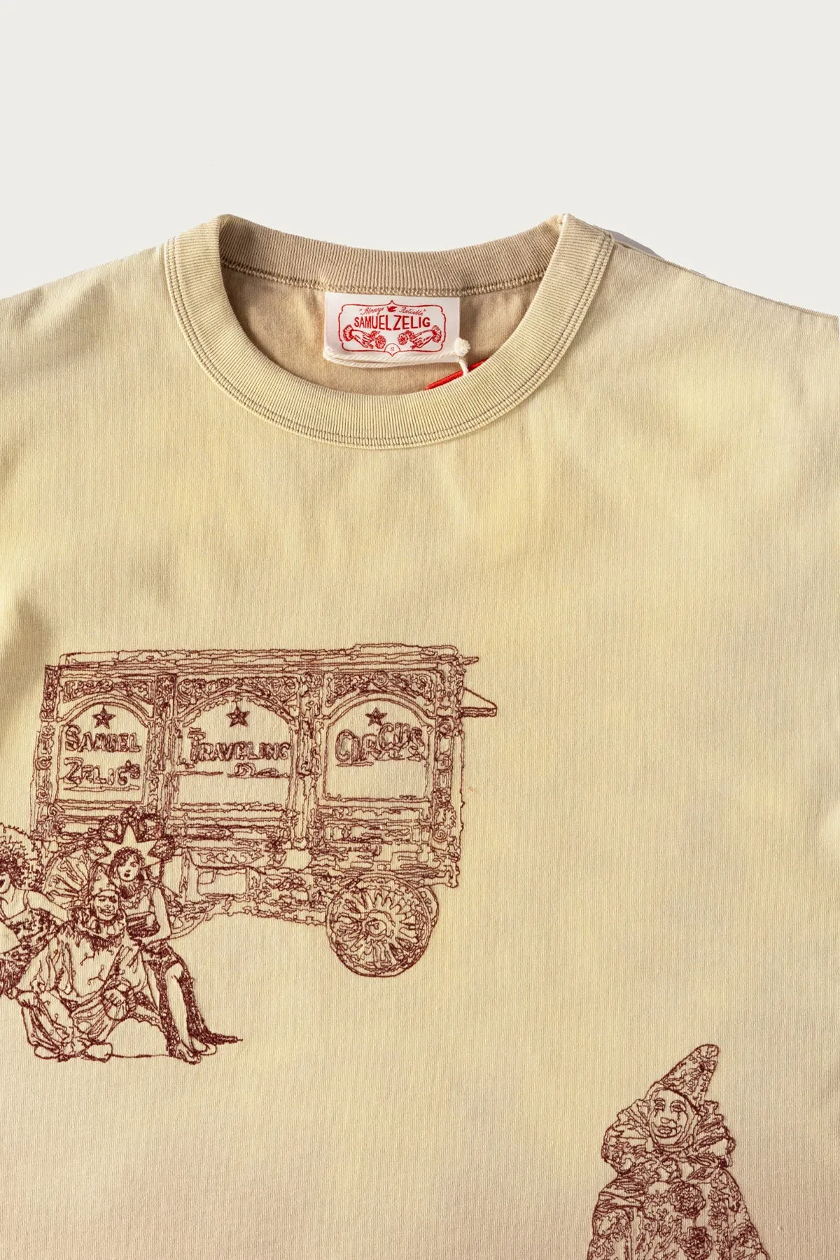 Circus Tee - Natural sold by Canoe Club product image thumbnail 2