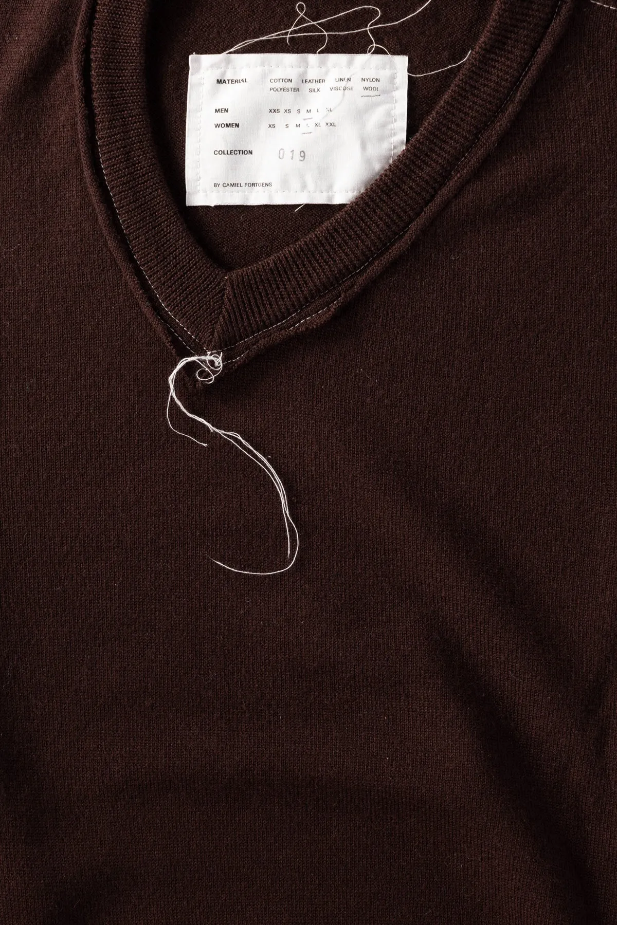 Frankenstein V-Neck - Brown sold by Canoe Club product image thumbnail 5