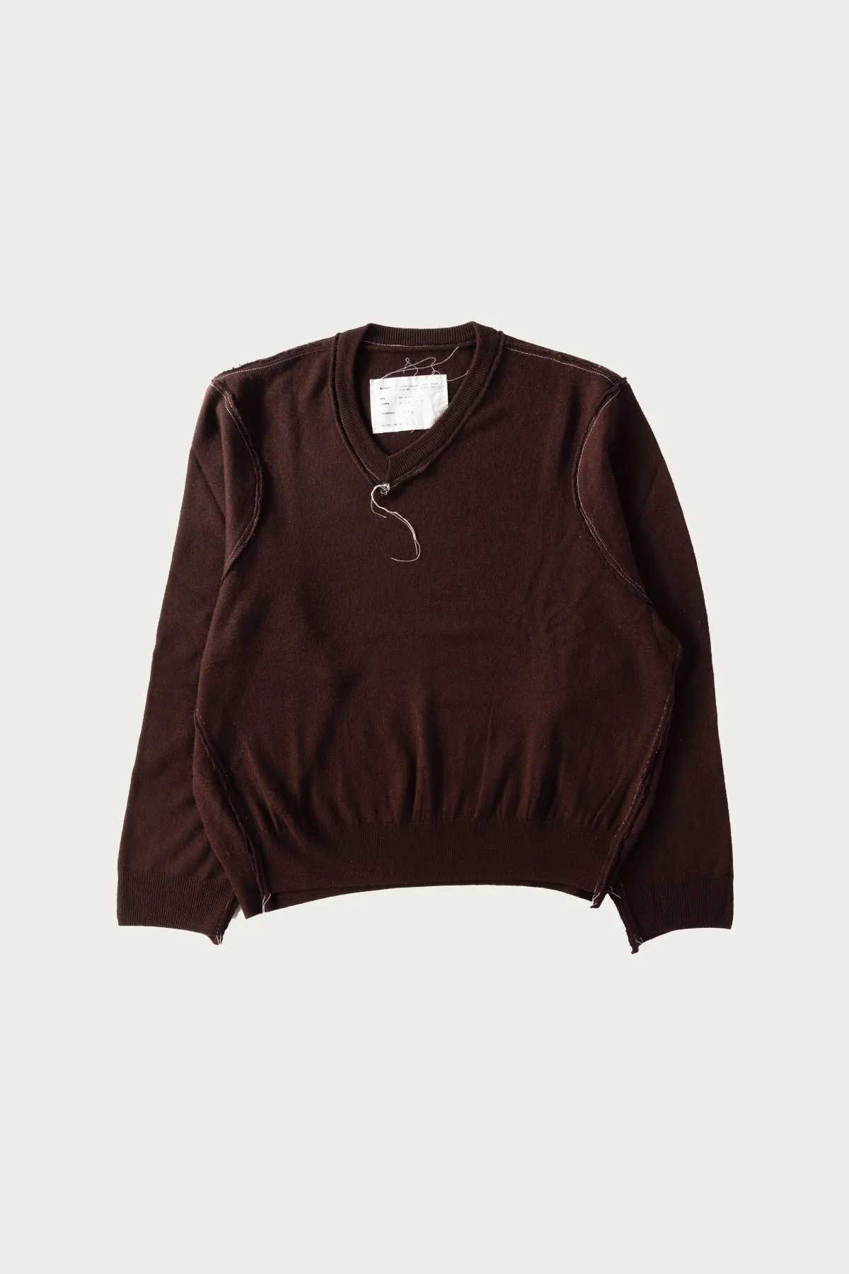 Frankenstein V-Neck - Brown sold by Canoe Club