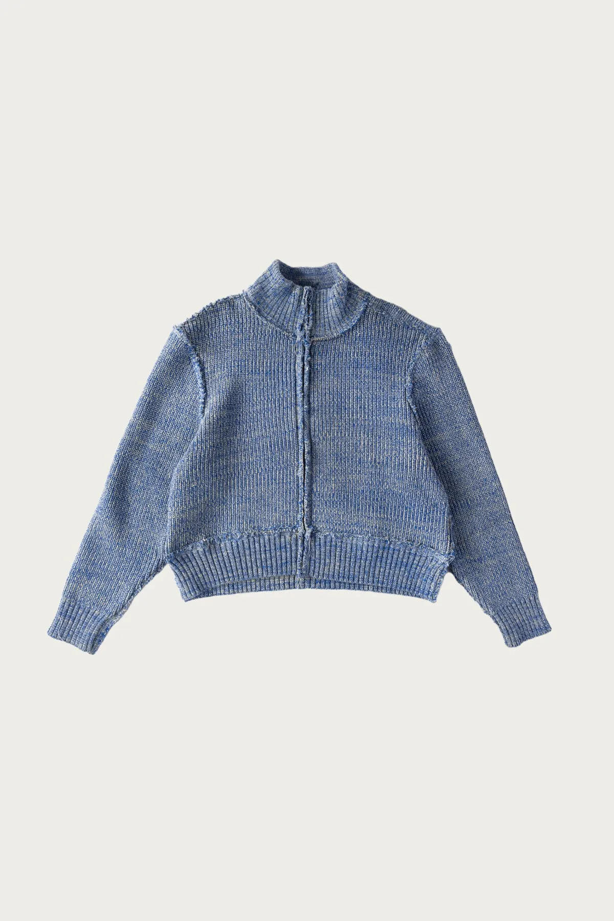 Zip Up Knit - Blue/Yellow sold by Canoe Club