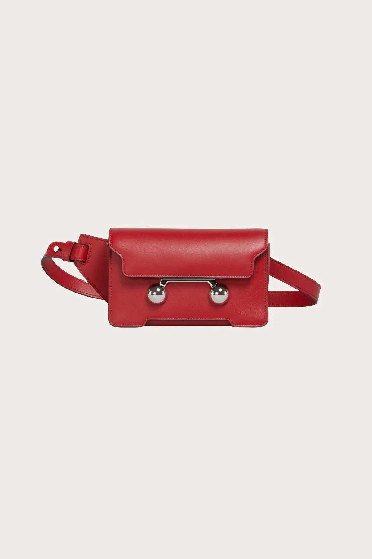 Trunkaroo Cross-Body Bag - Red Leather sold by Canoe Club