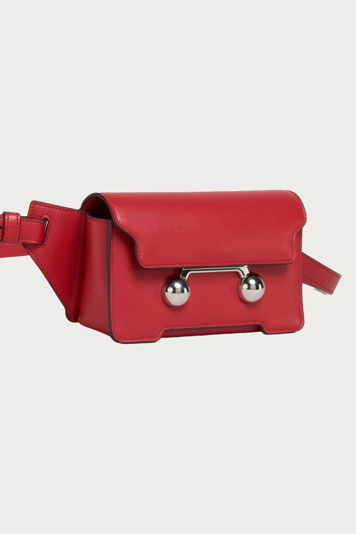 Trunkaroo Cross-Body Bag - Red Leather sold by Canoe Club product image thumbnail 4