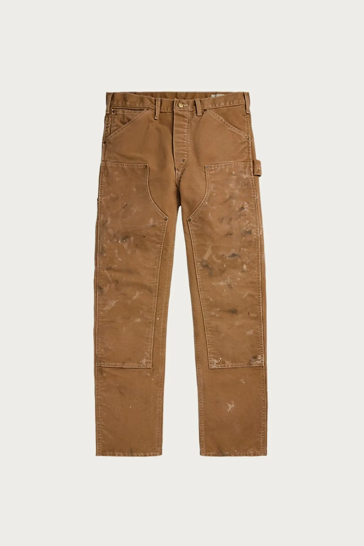 Hamilton Cotton Canvas Carpenter Pant - Khaki sold by Canoe Club