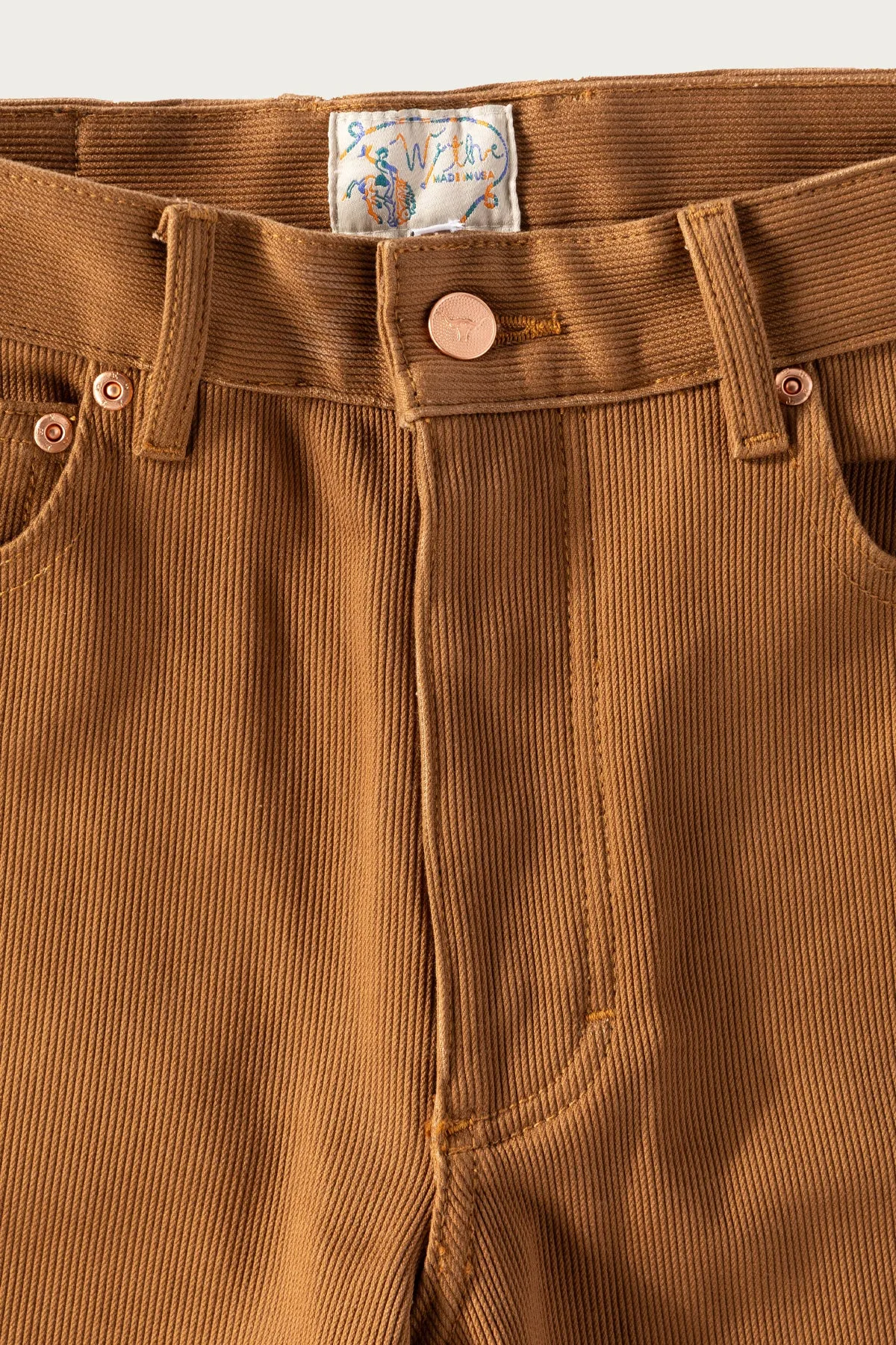 Bedford Cord 5 Pocket Pant - Bay Brown sold by Canoe Club product image thumbnail 3