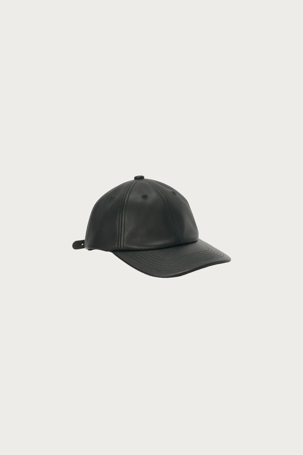 6 Panel Cap - Black sold by Canoe Club