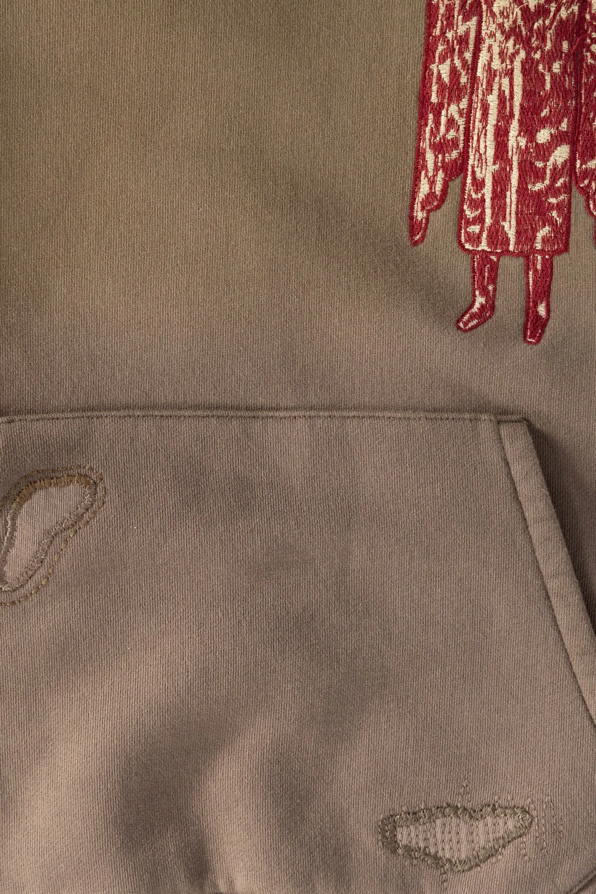 Antique Hoodie - Brown/Green sold by Canoe Club product image thumbnail 2