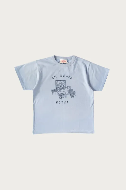 Hotel Tee - Light Blue made by Samuel Zelig