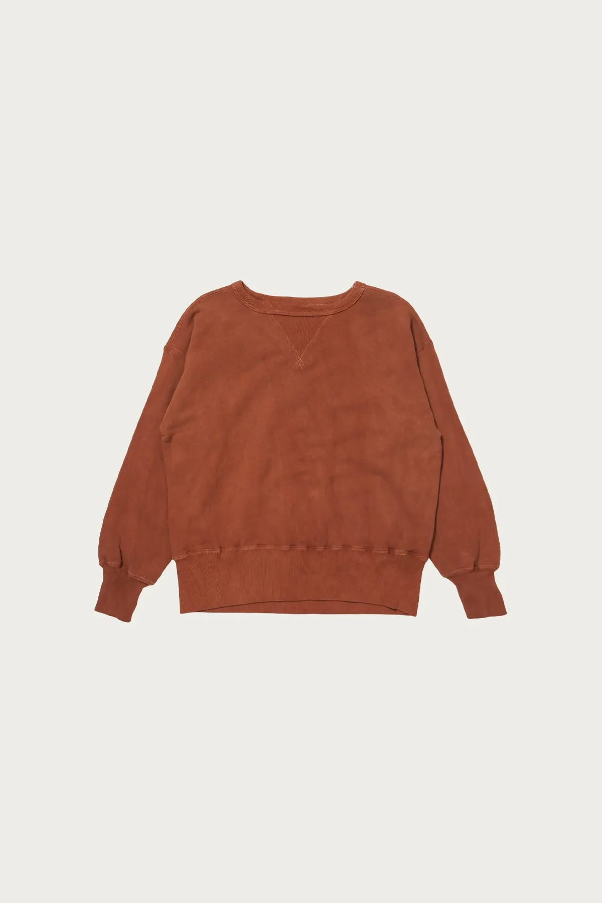 Lot. 603 Sweat Shirt - Techi Tree Dyed Brown sold by Canoe Club