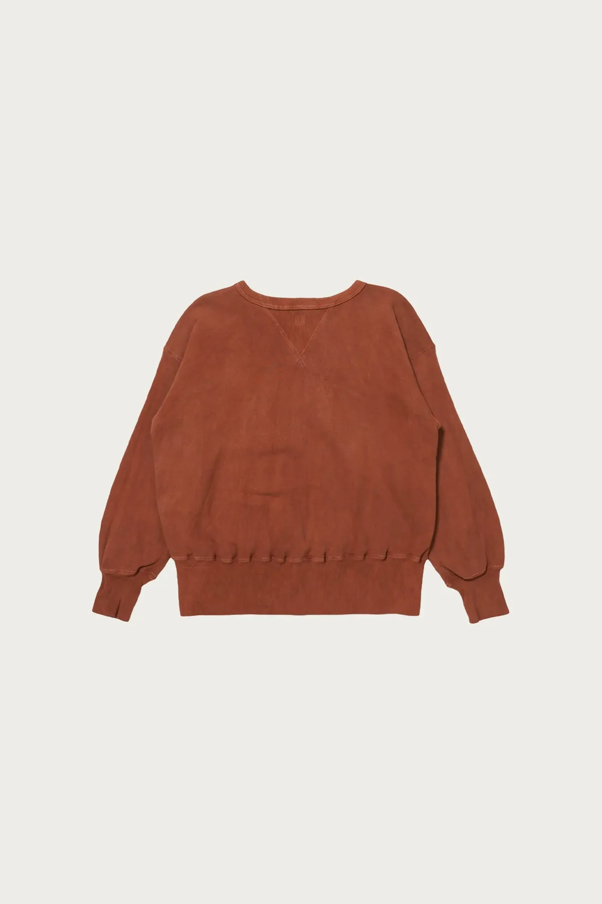 Lot. 603 Sweat Shirt - Techi Tree Dyed Brown sold by Canoe Club product image thumbnail 2