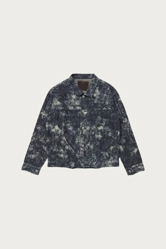 Lot. 703 Denim Jacket - Discharged Indigo made by Taiga Takahashi Mens