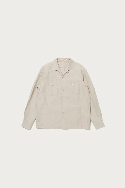 Lot. 102 Sir Guy Shirt - Ivory made by Taiga Takahashi Mens
