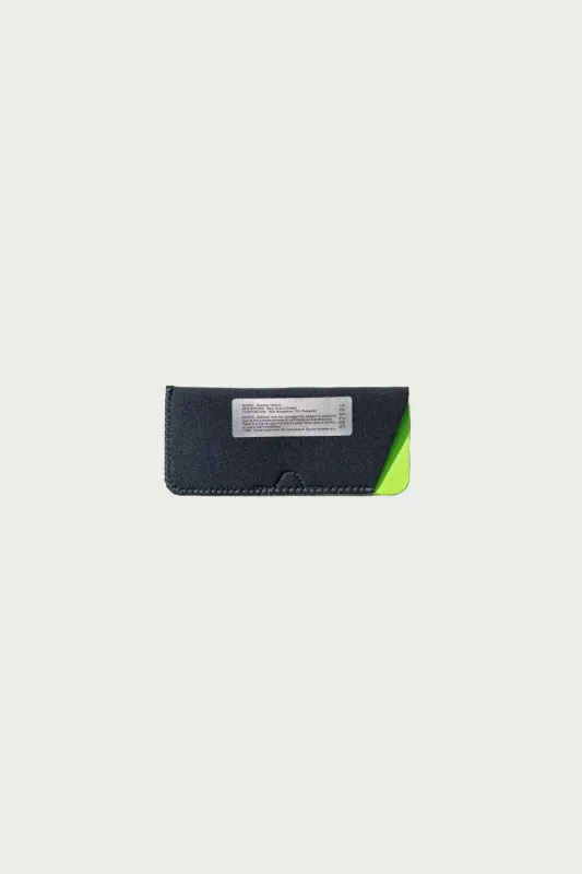 Glasses Sleeve - Dark Gray/Green made by PUEBCO