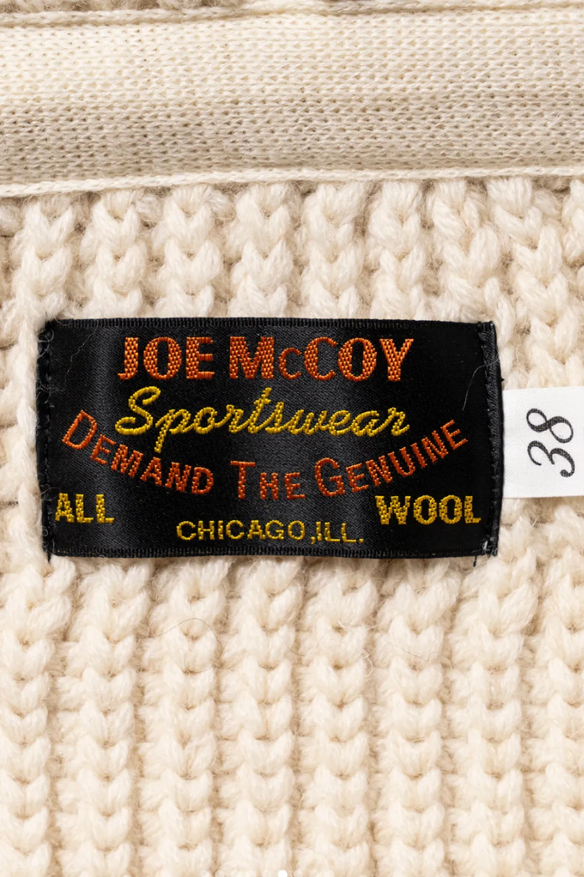 Striped Shawl Collar Cardigan - Ecru sold by Canoe Club product image thumbnail 3