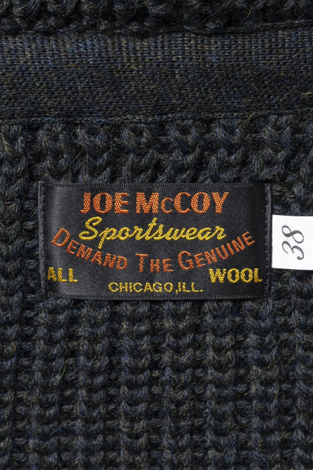 Striped Shawl Collar Cardigan - Charcoal sold by Canoe Club product image thumbnail 4