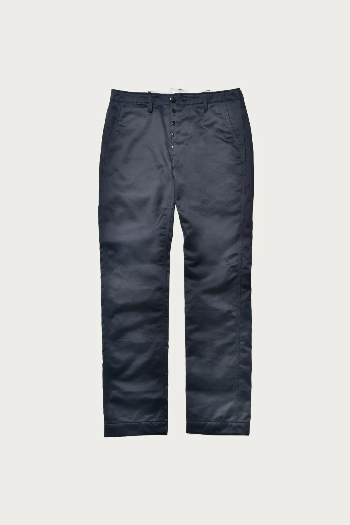 Joe McCoy Chino Trousers - Navy sold by Canoe Club