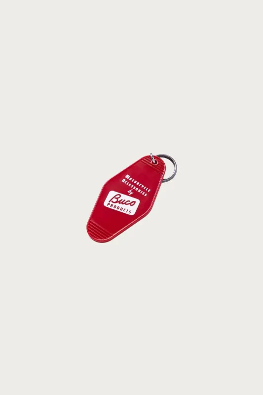 Buco Motel Key Ring - Red made by The Real McCoy's