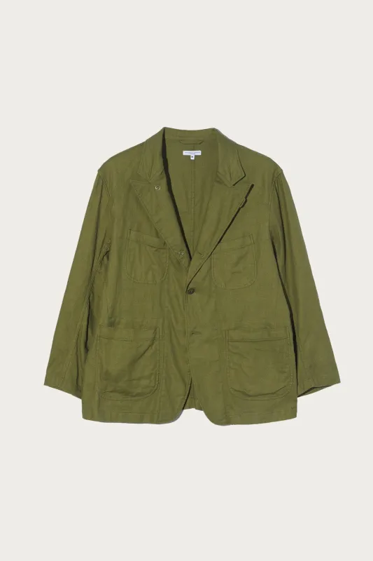 Bedford Jacket - Olive CL Java Cloth made by Engineered Garments