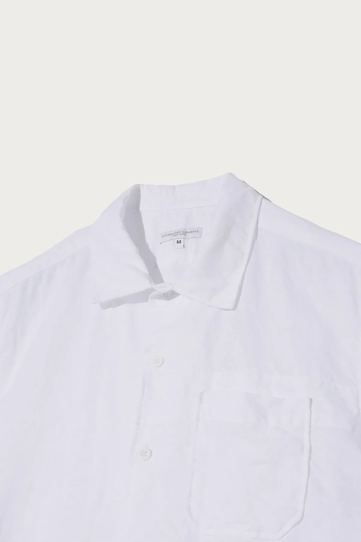 Camp Shirt - White Hankerchief Linen sold by Canoe Club product image thumbnail 3
