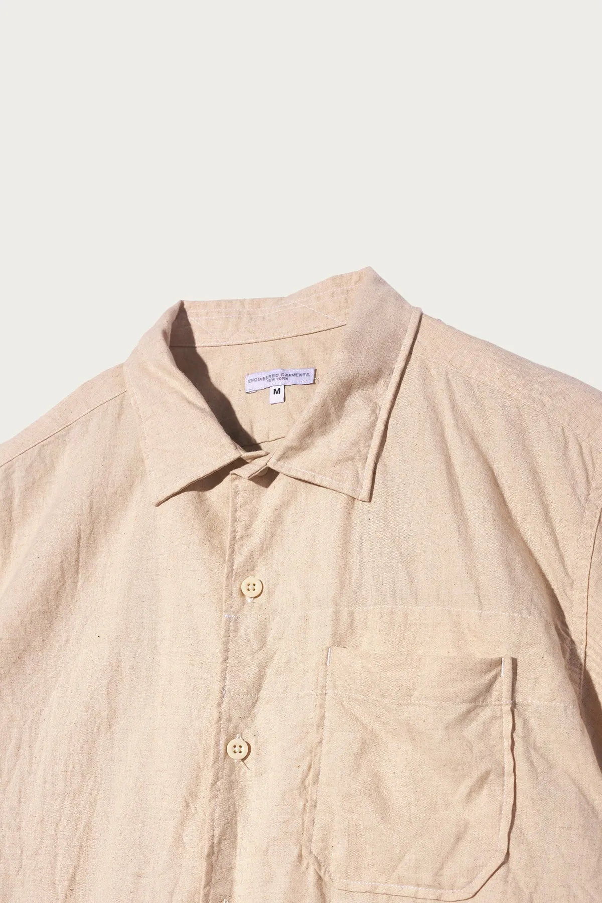 Camp Shirt - Natural CL Sheeting sold by Canoe Club product image thumbnail 3