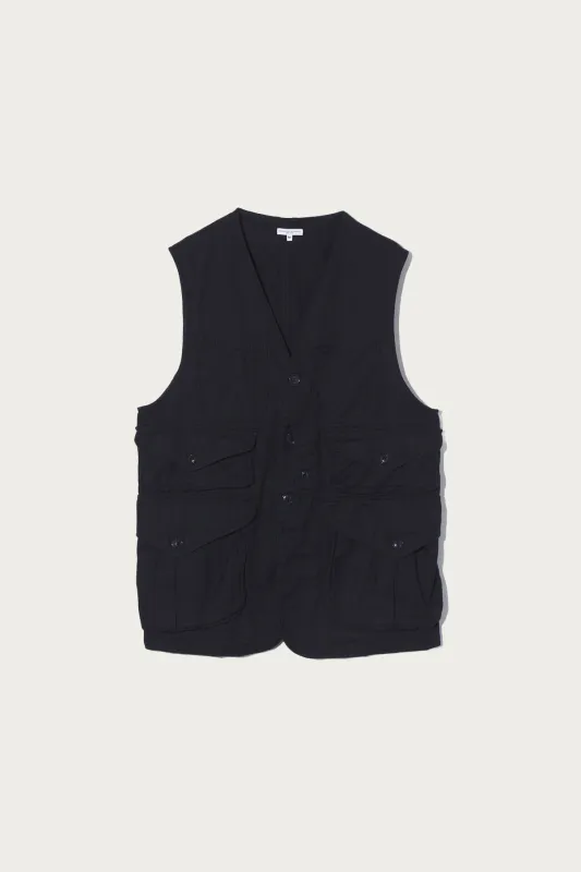 Hunting Jacket Vest - Dark Navy CL Java Cloth sold by Canoe Club