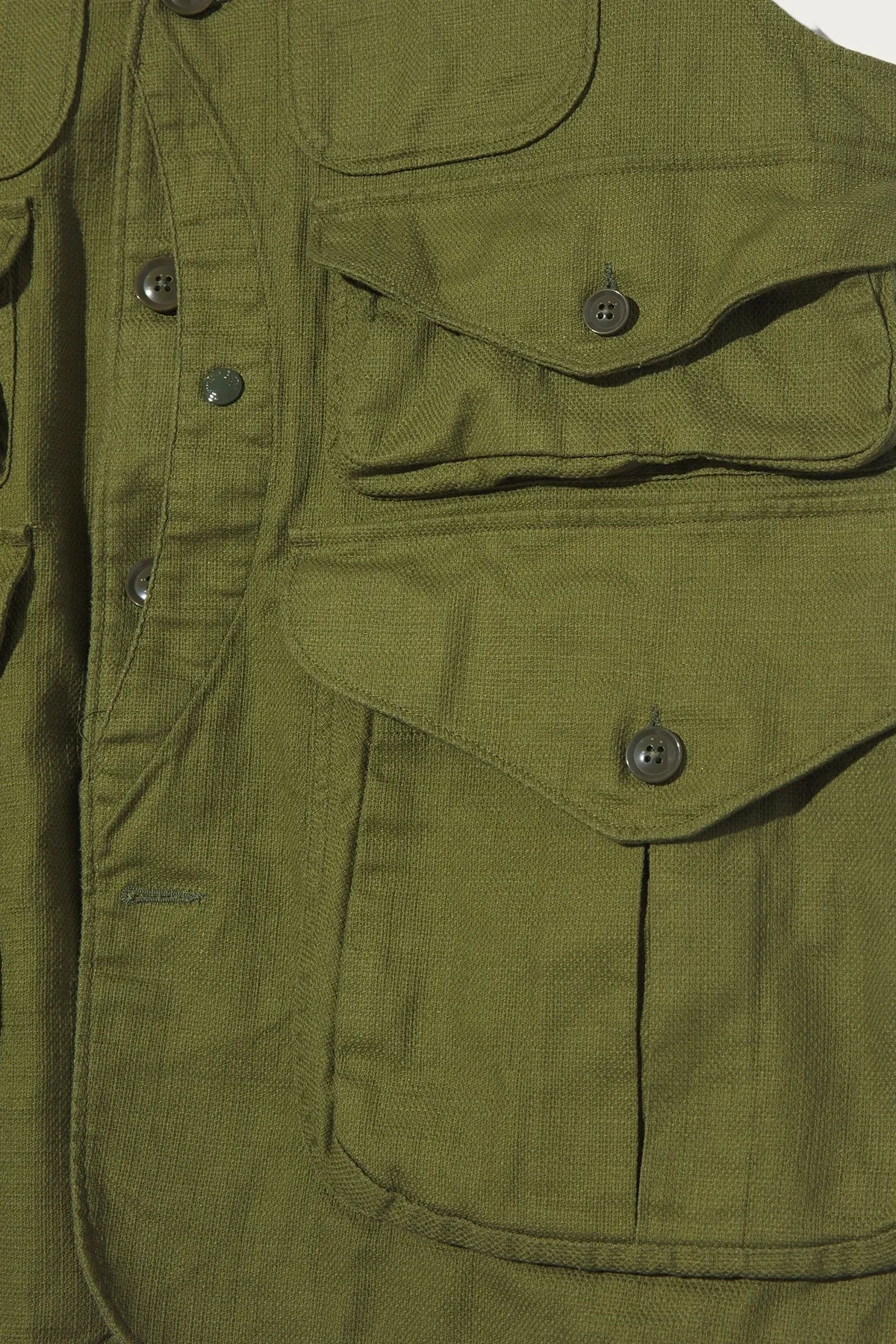 Hunting Jacket Vest - Olive CL Java Cloth sold by Canoe Club product image thumbnail 3
