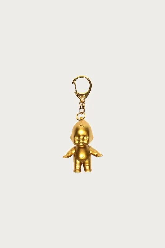 Gold Kewpie Doll Key Chain made by Canoe Club