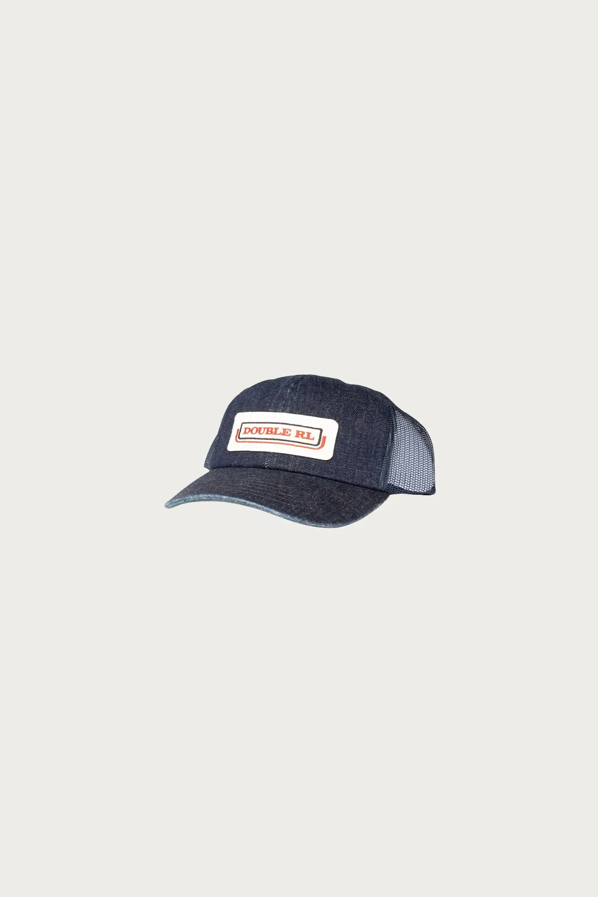 Logo-Patch Twill Trucker Cap - Indigo Blue sold by Canoe Club