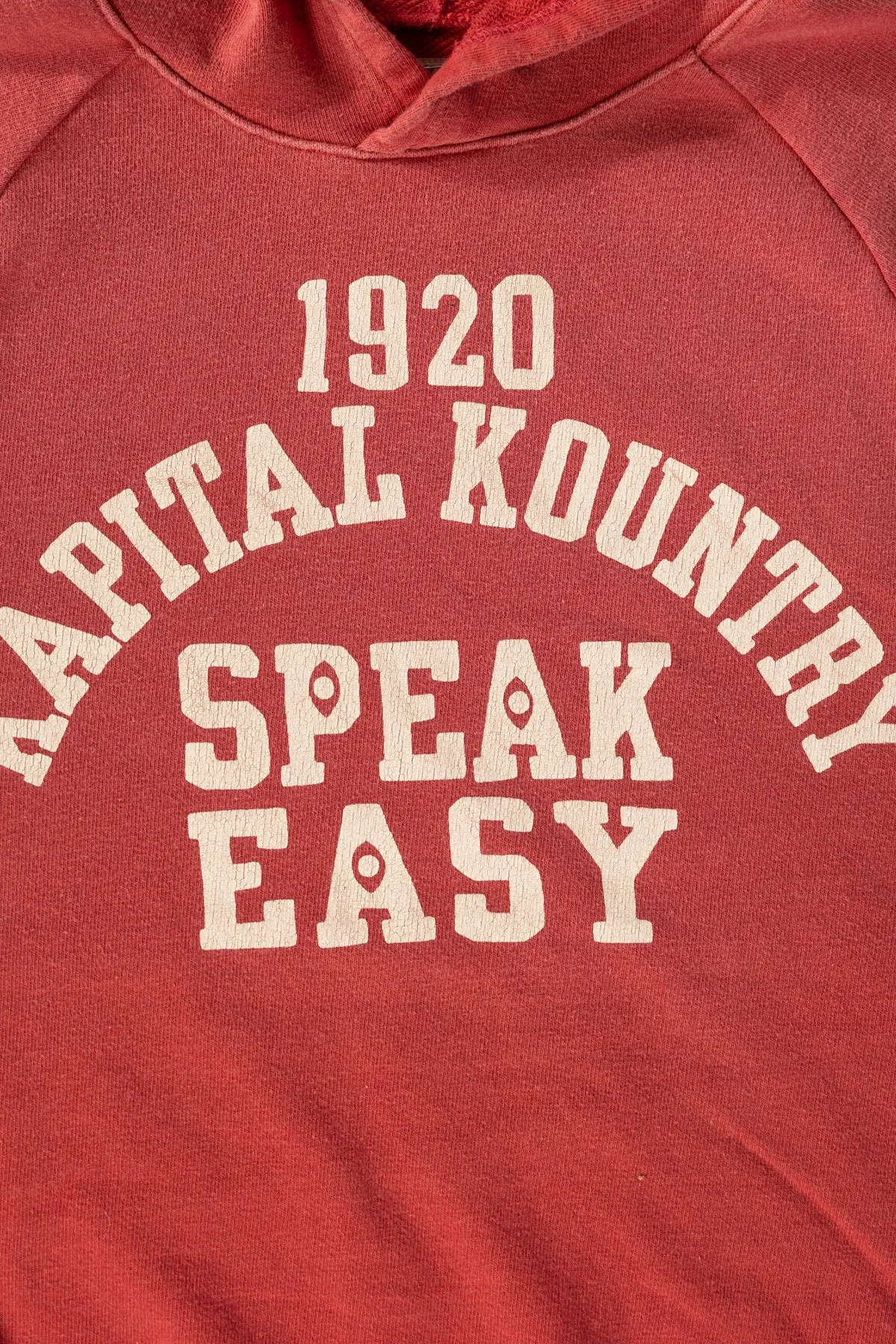 SWT Knit Raglan Hoodie (SPEAKEASY College) - Red sold by Canoe Club product image thumbnail 2