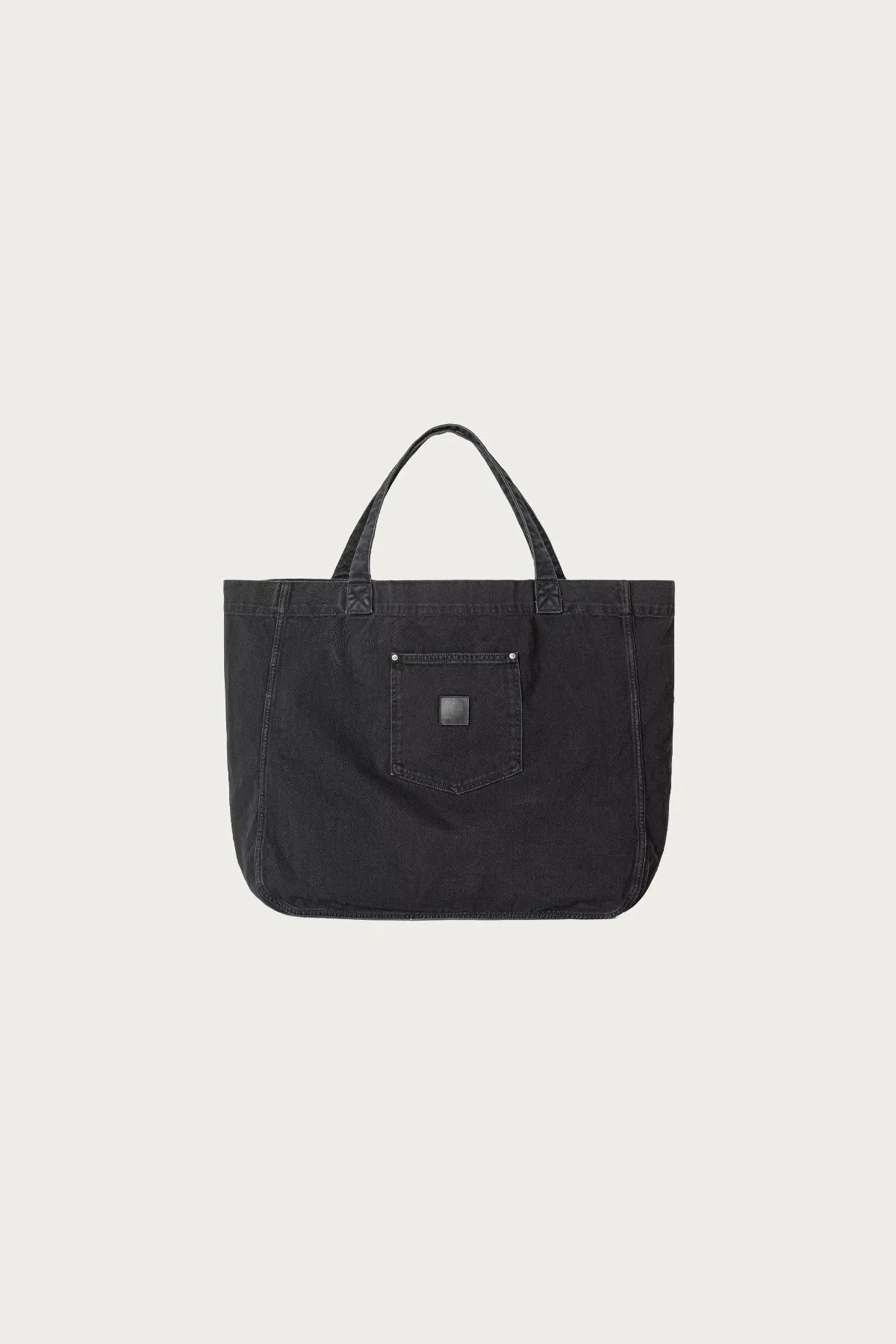 Rivet Tote Bag - Black Stone Washed sold by Canoe Club