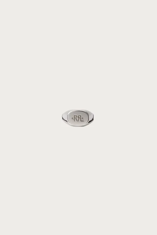 Handmade Sterling Silver Signet Ring - Silver made by RRL