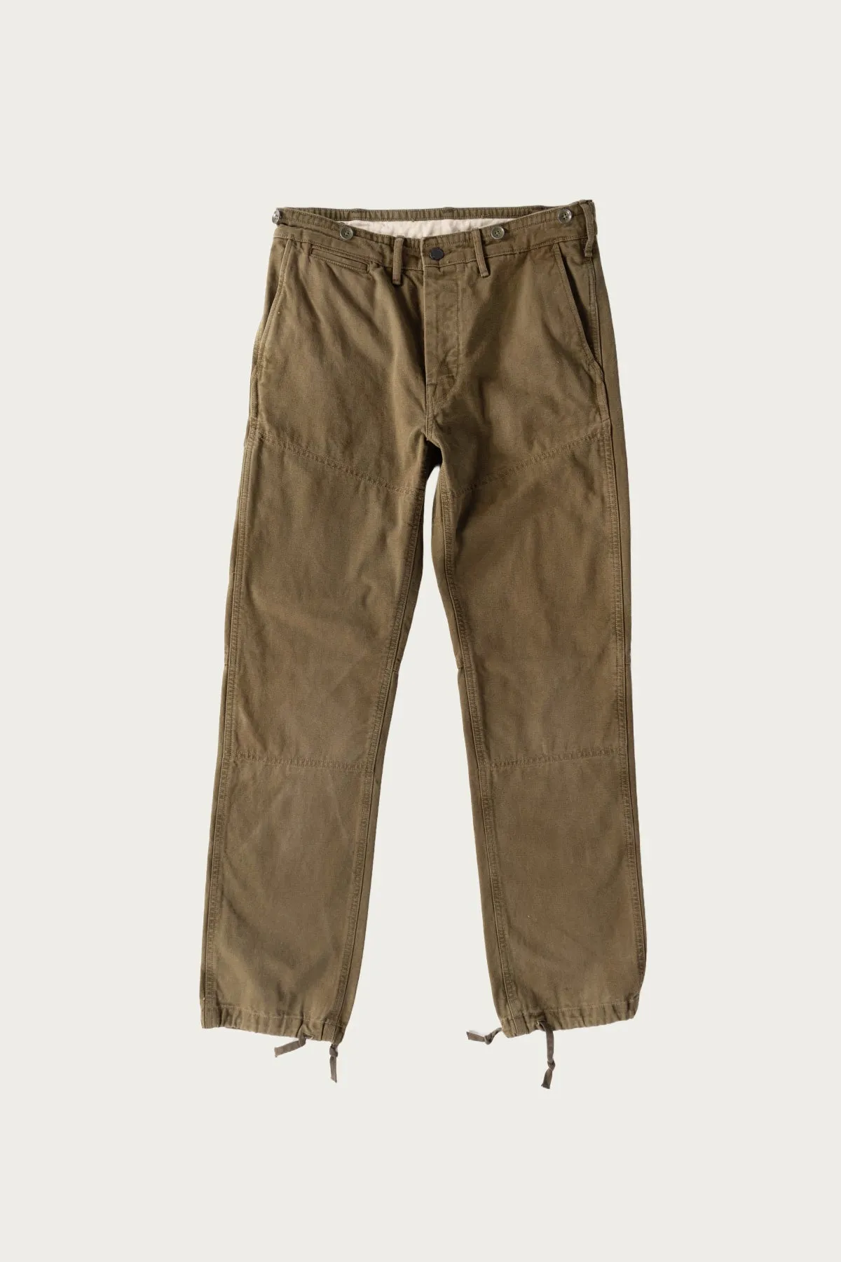 Cotton Canvas Curtis Work Pant - Olive sold by Canoe Club