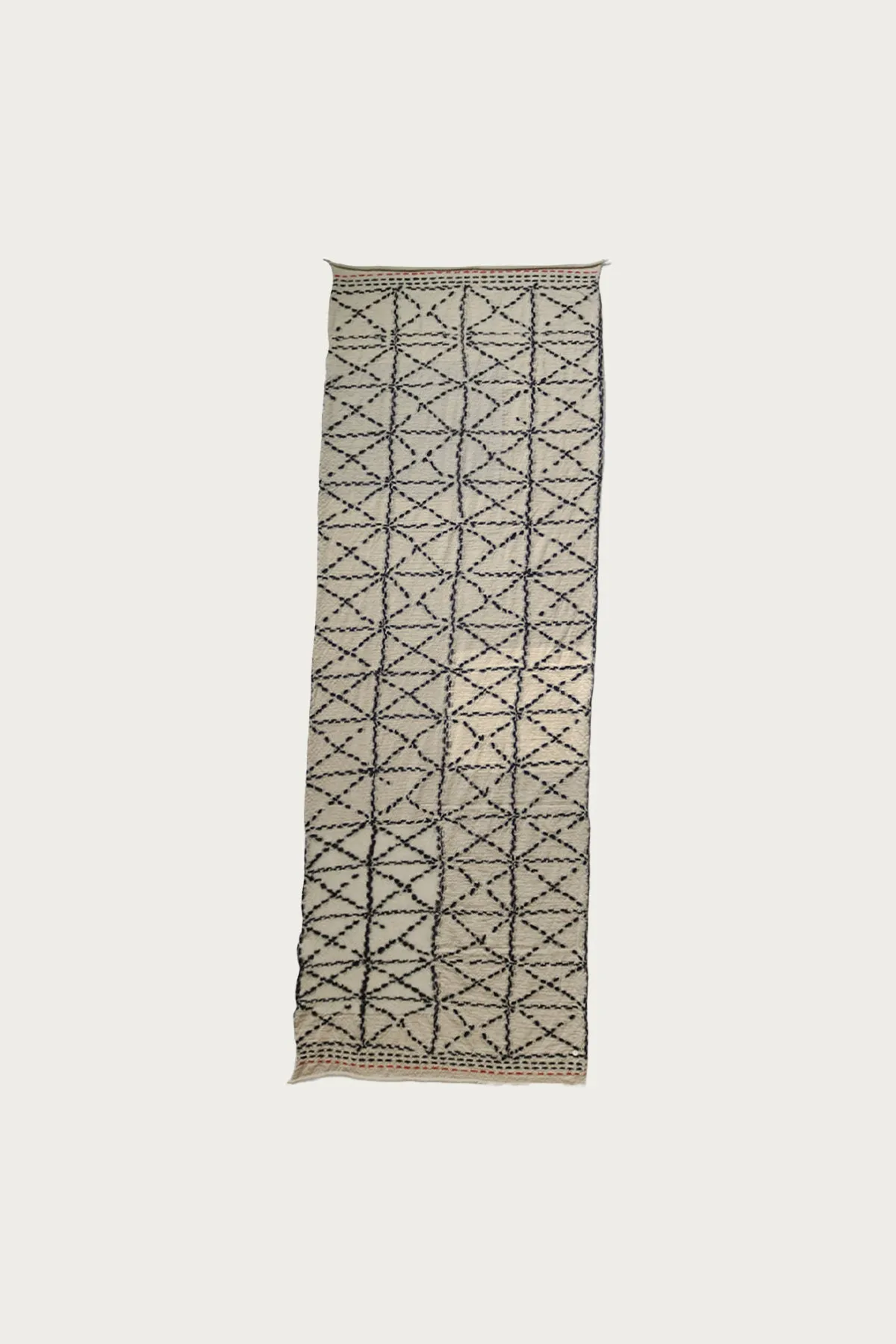 Fulling Wool Scarf SASHIKO - Natural sold by Canoe Club