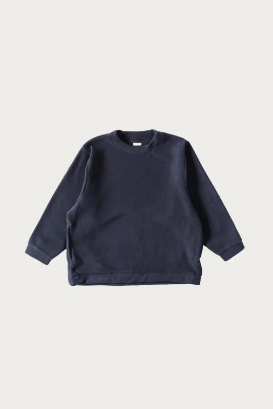 Reverse Fleece BIG SWT - Navy made by Kapital