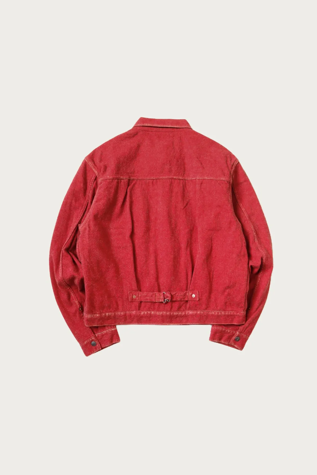 Twill Aging-Wool 1st JKT - Faded Red sold by Canoe Club product image thumbnail 2
