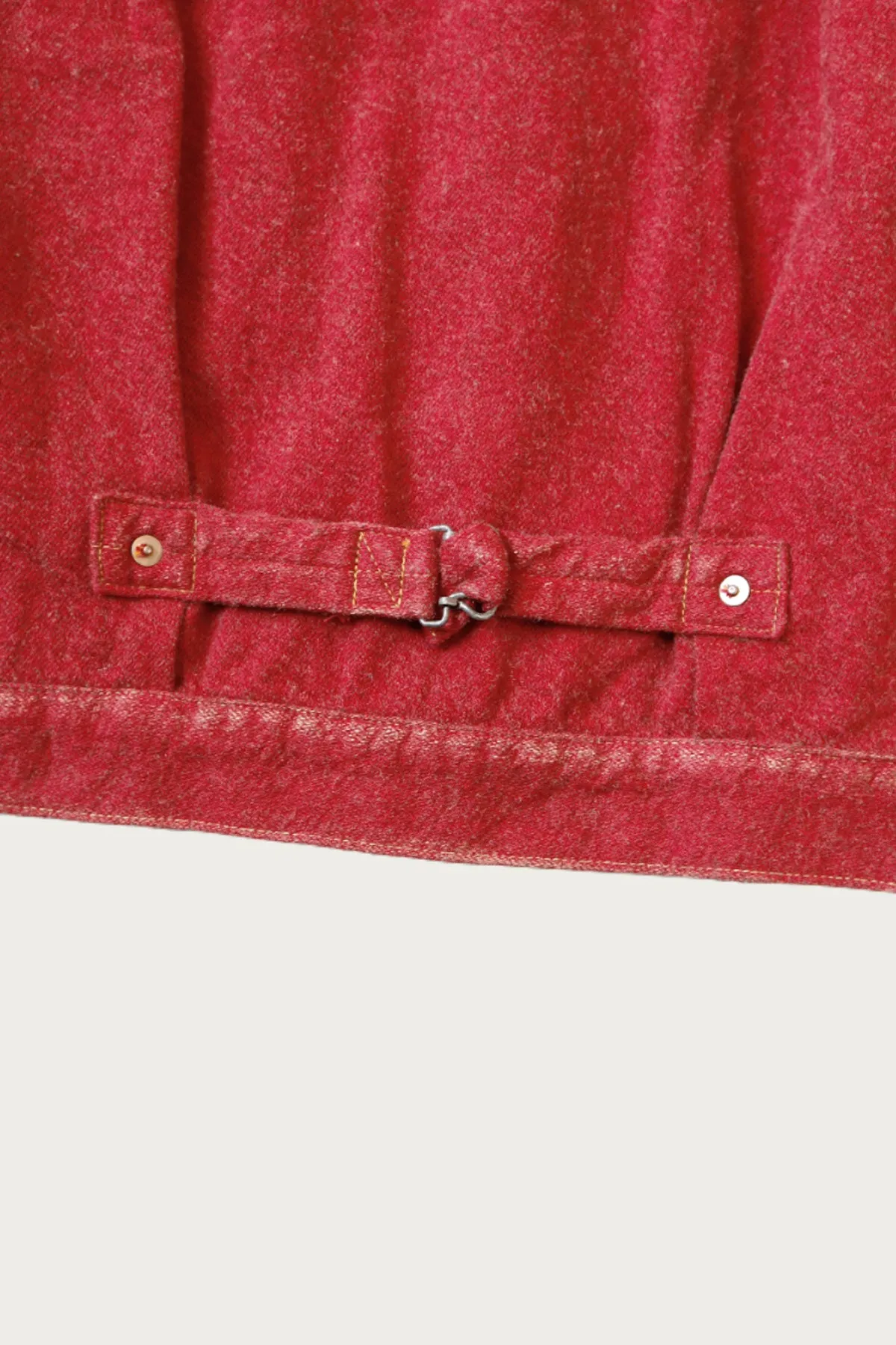 Twill Aging-Wool 1st JKT - Faded Red sold by Canoe Club product image thumbnail 5