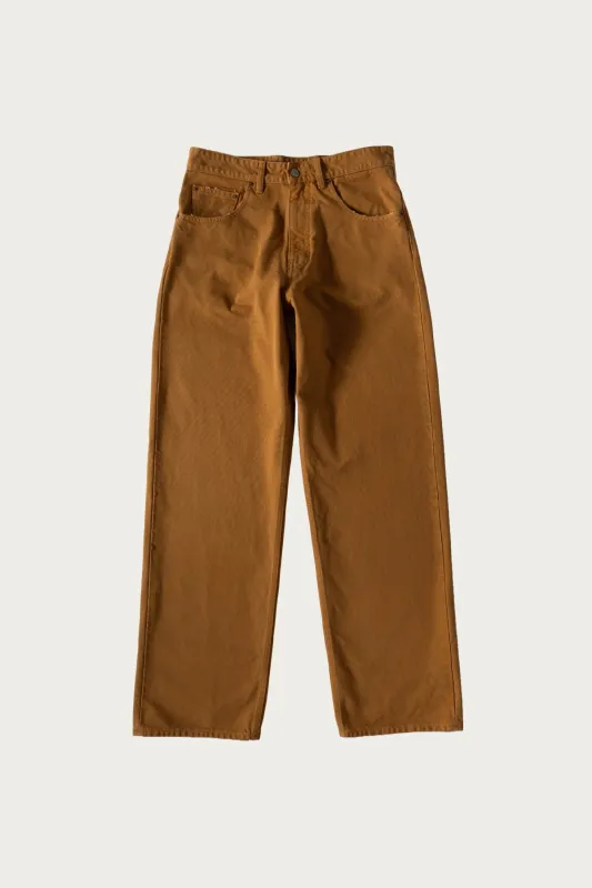 Canvas Trousers - Burnt Orange made by Maison Margiela