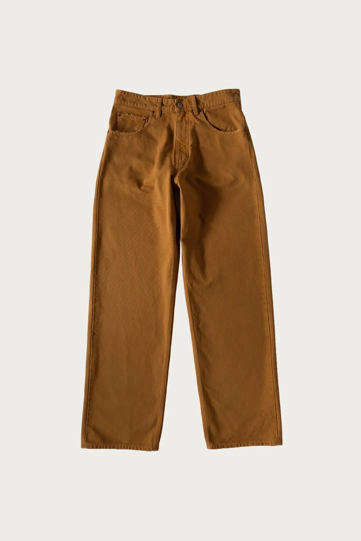 Canvas Trousers - Burnt Orange sold by Canoe Club
