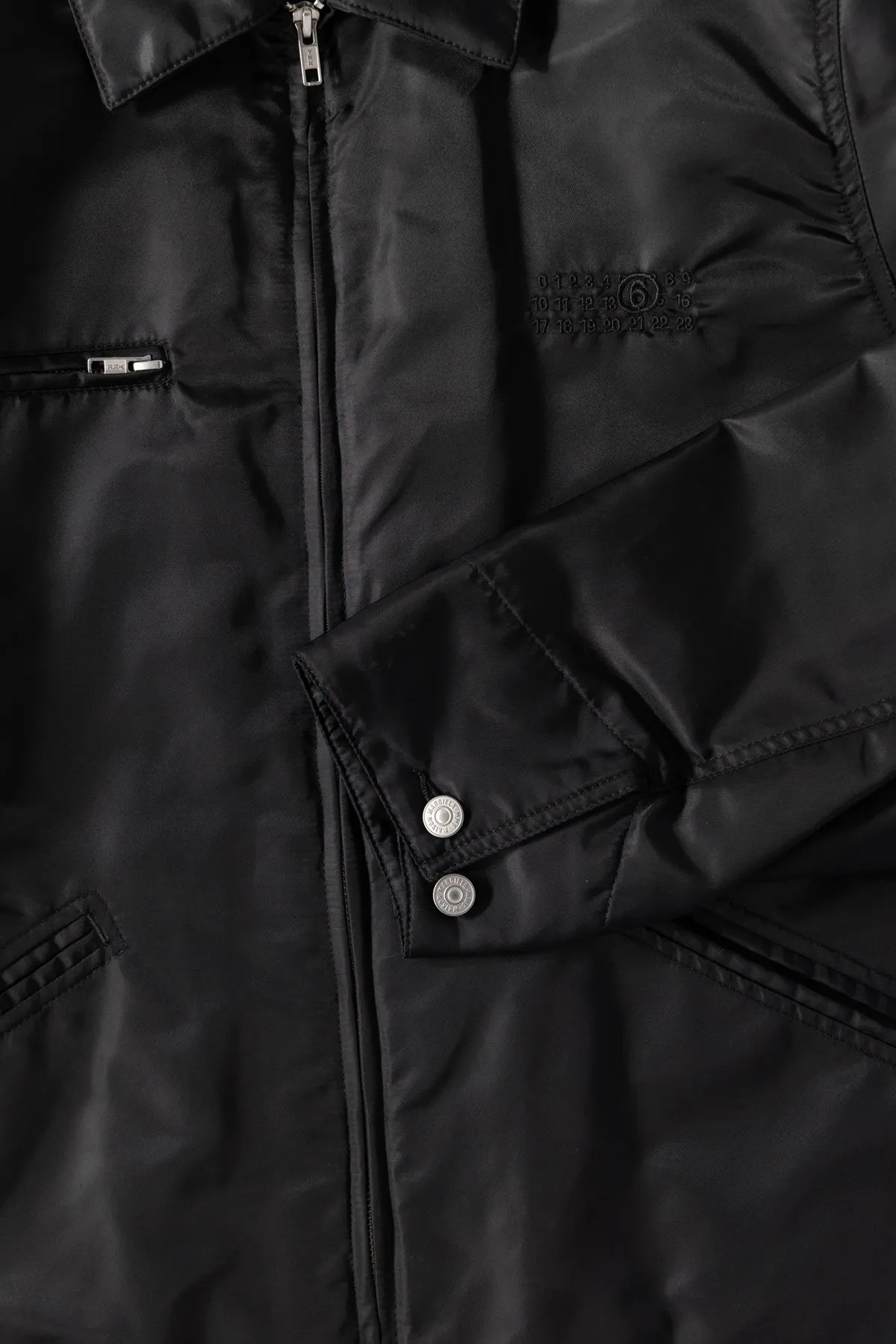Numeral Zip Jacket - Black sold by Canoe Club product image thumbnail 3