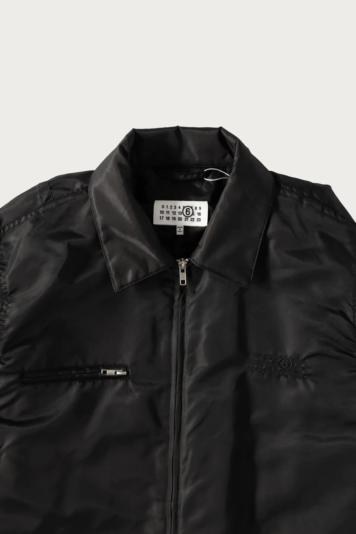 Numeral Zip Jacket - Black sold by Canoe Club product image thumbnail 2