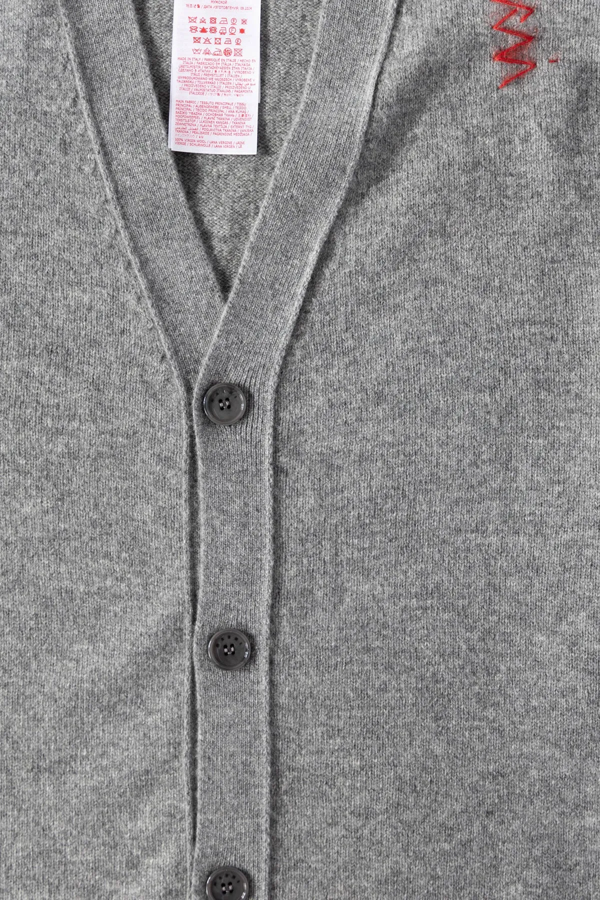 Light Shetland Cardigan - Neutral Gray sold by Canoe Club product image thumbnail 3