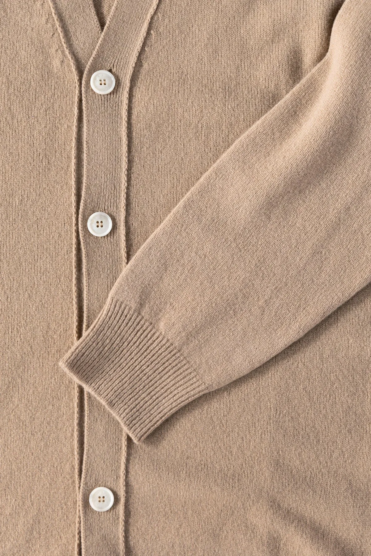 Light Shetland Cardigan - Winter Wheat sold by Canoe Club product image thumbnail 3