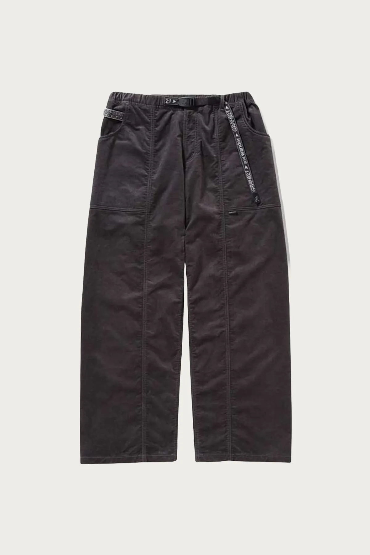 Gramicci x and wander JQ Tape Corduroy Gadget Pant - Charcoal sold by Canoe Club