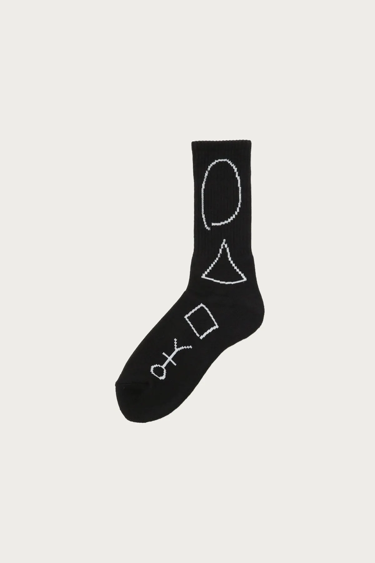 Himma x Tokyo Cultuart by Beams Socks - Black sold by Canoe Club