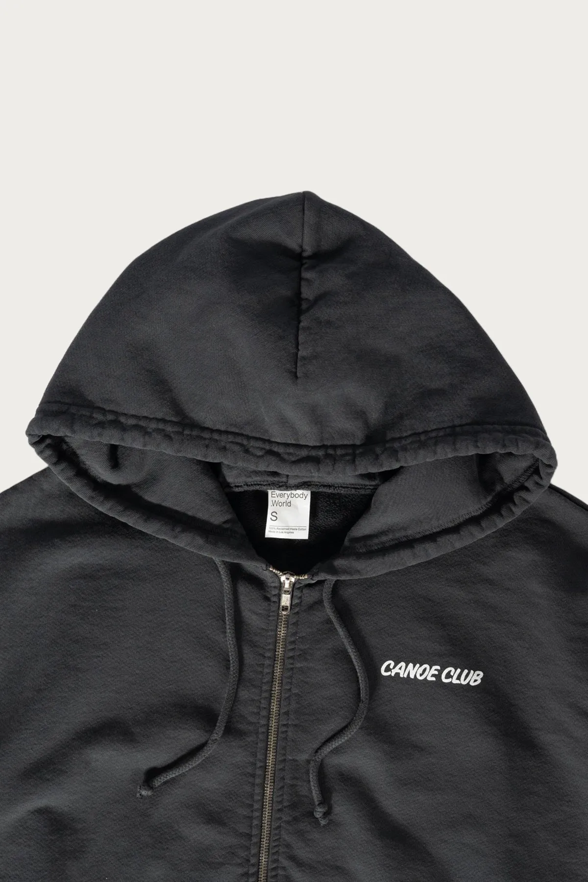 Logo Zip Hoodie - Graphite sold by Canoe Club product image thumbnail 4