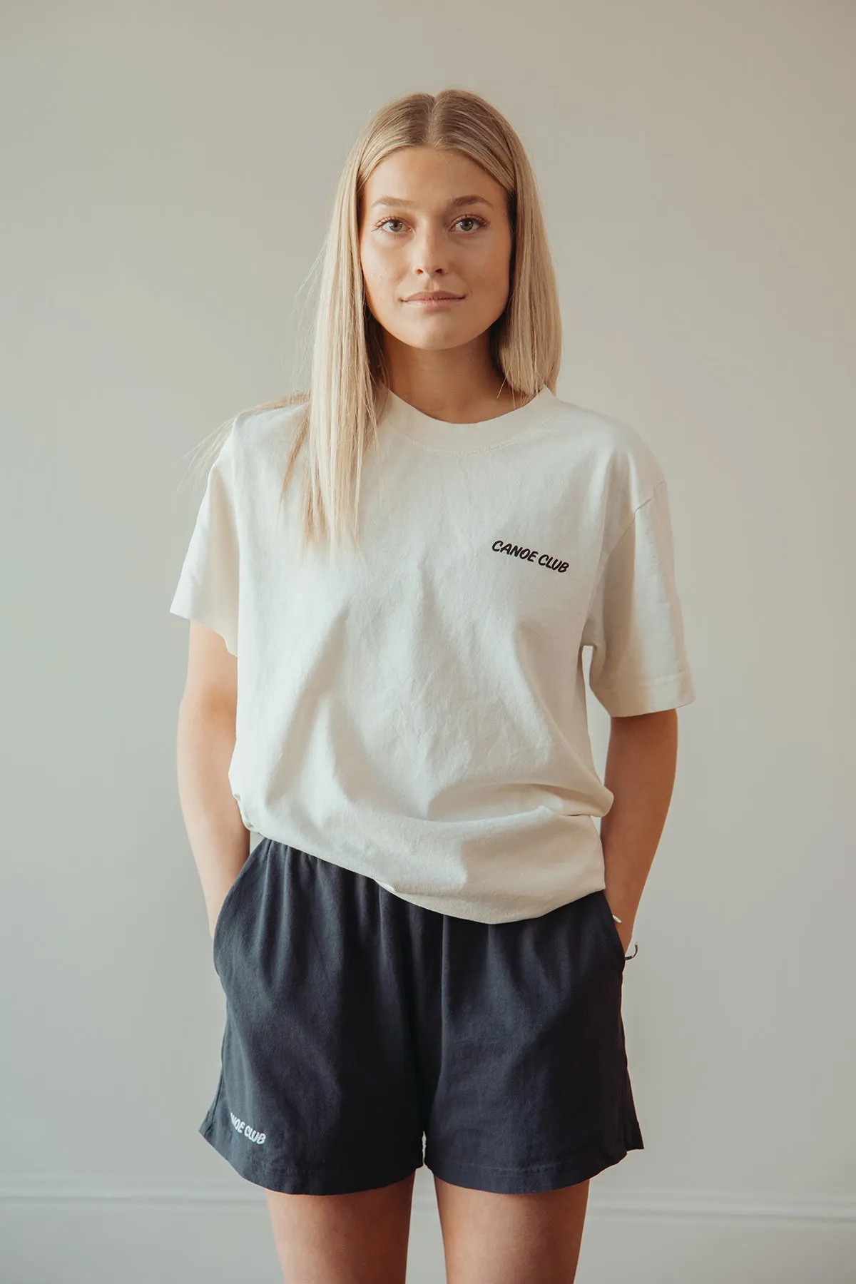 Logo Sweat Shorts - Graphite sold by Canoe Club product image thumbnail 4