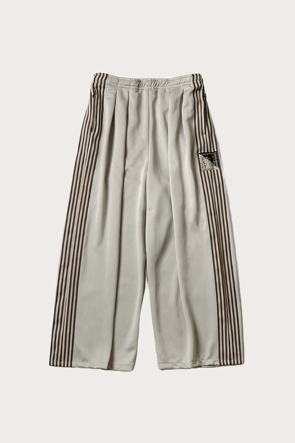 Smooth Jersey Stantman&woman Baggy Truck Pants (Banner Stripe) - Beige sold by Canoe Club