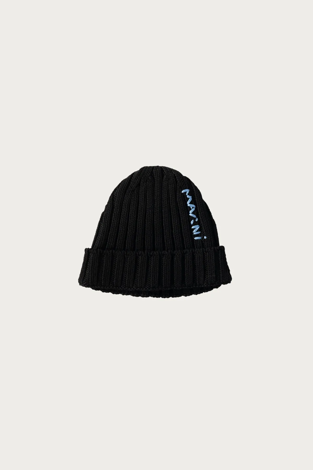 Cotton Cable Beanie - Black sold by Canoe Club