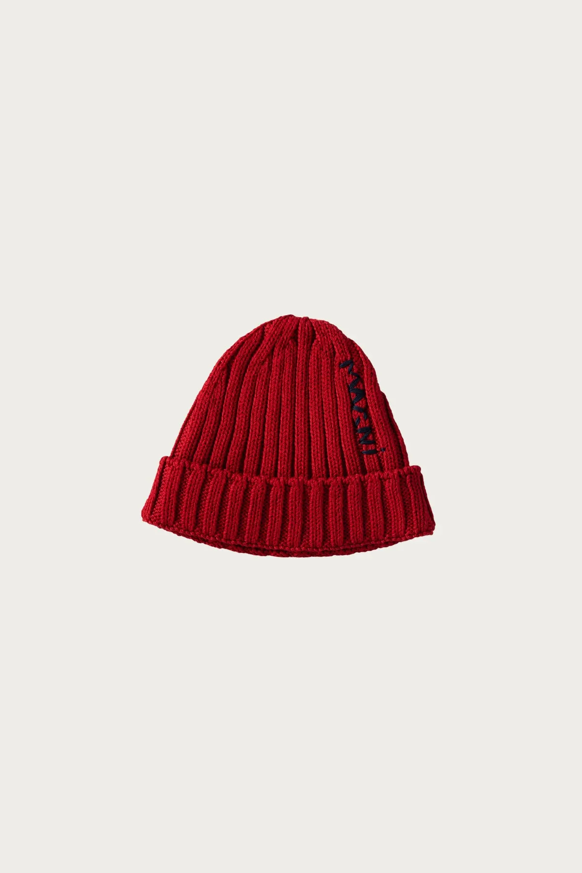 Cotton Cable Beanie - Chilli sold by Canoe Club